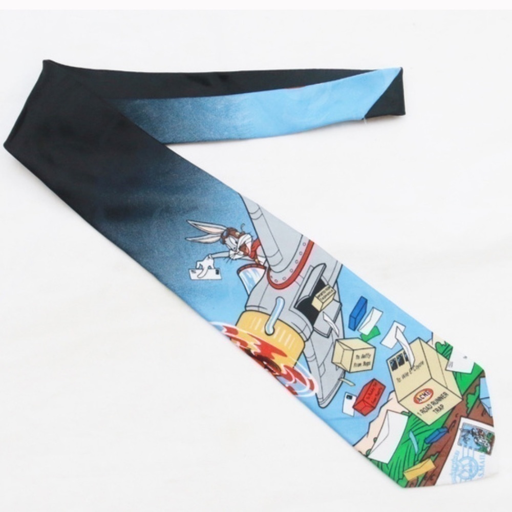 1997 Vintage "LOONEY TUNES Stamp Collection" Tie
Warner Bros.